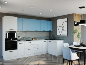 Кухонный гарнитур угловой Капри 3200х1400 (Стол. 38мм) в Тюмени - tumen.ok-mebel.com | фото