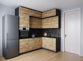 Кухонный гарнитур угловой Крафт 2200*1700 (Стол. 38мм) в Тюмени - tumen.ok-mebel.com | фото 2