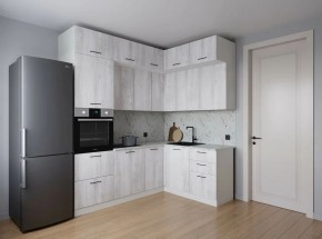 Кухонный гарнитур угловой Пайн 2200*1700 (Стол. 38мм) в Тюмени - tumen.ok-mebel.com | фото