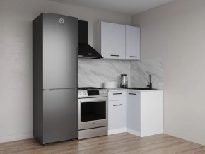 Кухонный гарнитур угловой Смоки 1000*1000 (Стол. 38 мм) в Тюмени - tumen.ok-mebel.com | фото