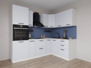 Кухонный гарнитур угловой Смоки 2400*1600 (Стол. 26мм) в Тюмени - tumen.ok-mebel.com | фото