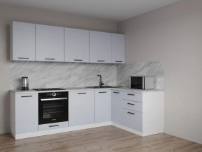Кухонный гарнитур угловой Смоки 2600*1600 (Стол. 38 мм) в Тюмени - tumen.ok-mebel.com | фото