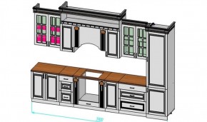 Кухонный гарнитур Верона 3.9 (крем) композиция №2 в Тюмени - tumen.ok-mebel.com | фото 6