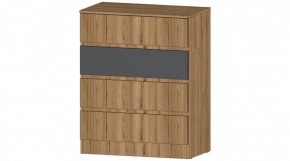 ЛЕНОРА Комод 4 ящика (графит) в Тюмени - tumen.ok-mebel.com | фото