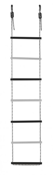 Лестница веревочная 7 перекладин цв.черный, белый D=25  в Тюмени - tumen.ok-mebel.com | фото