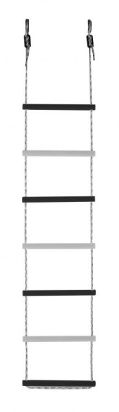 Лестница веревочная 7 перекладин цв.черный, белый D=30 в Тюмени - tumen.ok-mebel.com | фото