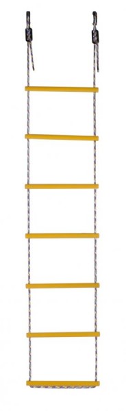 Лестница веревочная 7 перекладин цв.желтый D=25  в Тюмени - tumen.ok-mebel.com | фото