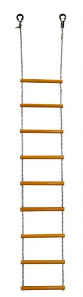 Лестница веревочная 9 перекладин цв.желтый D=25  в Тюмени - tumen.ok-mebel.com | фото