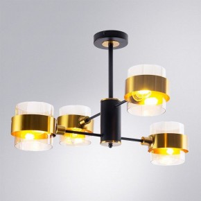 Люстра на штанге Arte Lamp Carlo A8205SP-4BK в Тюмени - tumen.ok-mebel.com | фото 2