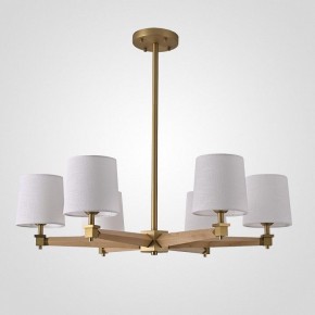 Люстра на штанге Imperiumloft Jorgenson White/Light wood STAVRA01 в Тюмени - tumen.ok-mebel.com | фото