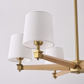 Люстра на штанге Imperiumloft Jorgenson White/Light wood STAVRA01 в Тюмени - tumen.ok-mebel.com | фото 11