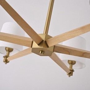 Люстра на штанге Imperiumloft Jorgenson White/Light wood STAVRA01 в Тюмени - tumen.ok-mebel.com | фото 13
