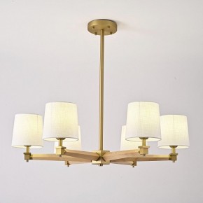 Люстра на штанге Imperiumloft Jorgenson White/Light wood STAVRA01 в Тюмени - tumen.ok-mebel.com | фото 2