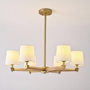 Люстра на штанге Imperiumloft Jorgenson White/Light wood STAVRA01 в Тюмени - tumen.ok-mebel.com | фото 3