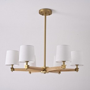 Люстра на штанге Imperiumloft Jorgenson White/Light wood STAVRA01 в Тюмени - tumen.ok-mebel.com | фото 5