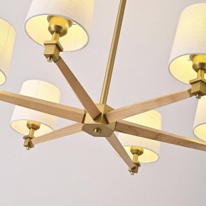 Люстра на штанге Imperiumloft Jorgenson White/Light wood STAVRA01 в Тюмени - tumen.ok-mebel.com | фото 7
