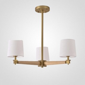 Люстра на штанге Imperiumloft Jorgenson White/Light wood STAVRA01 в Тюмени - tumen.ok-mebel.com | фото