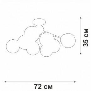 Люстра на штанге Vitaluce V3772 V3772-8/8PL в Тюмени - tumen.ok-mebel.com | фото 4