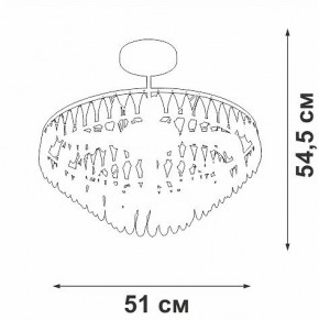 Люстра на штанге Vitaluce V5352 V5352-1/5PL в Тюмени - tumen.ok-mebel.com | фото