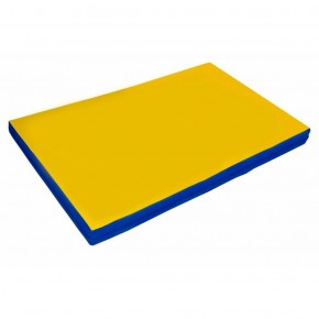 Мат гимнастический 2х1х0,08м цв. синий-желтый в Тюмени - tumen.ok-mebel.com | фото