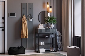 МЕБЕЛЬСОН К19 Прихожая (графит) в Тюмени - tumen.ok-mebel.com | фото