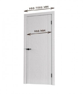 Межкомнатная дверь Bolivar Роялвуд белый (комплект) 900 в Тюмени - tumen.ok-mebel.com | фото