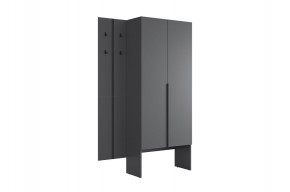 МЕРСИ Прихожая (модульная) графит в Тюмени - tumen.ok-mebel.com | фото 6