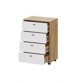 МИЛАН Детская (Дуб Золотой/Белый матовый) в Тюмени - tumen.ok-mebel.com | фото 19