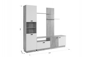 МОДИ К1 Гостиная (белое дерево) в Тюмени - tumen.ok-mebel.com | фото 2