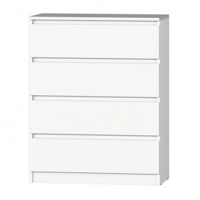 МС "Хилтон" Комод №1 800 (4 ящ.) белый текстурный в Тюмени - tumen.ok-mebel.com | фото 2