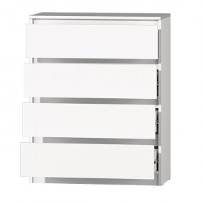 МС "Хилтон" Комод №1 800 (4 ящ.) белый текстурный в Тюмени - tumen.ok-mebel.com | фото 3