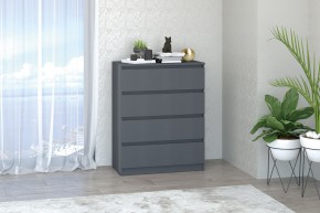 МС "Хилтон" Комод №1 800 (4 ящ.) графит в Тюмени - tumen.ok-mebel.com | фото