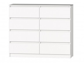 МС "Хилтон" Комод №3 1200 (8 ящ.) белый текстурный в Тюмени - tumen.ok-mebel.com | фото 2