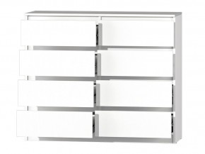 МС "Хилтон" Комод №3 1200 (8 ящ.) белый текстурный в Тюмени - tumen.ok-mebel.com | фото 3