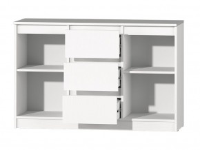 МС "Хилтон" Комод №4 1200 (белый текстурный) в Тюмени - tumen.ok-mebel.com | фото 3