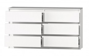 МС "Хилтон" Комод №5 1400 (6 ящ.) белый текстурный в Тюмени - tumen.ok-mebel.com | фото 3