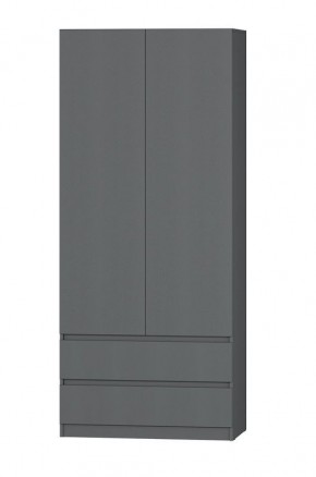 МС "Хилтон" Шкаф №3 900 (Графит) в Тюмени - tumen.ok-mebel.com | фото 2