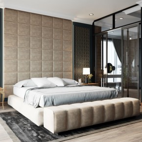 Мягкие панели КВАДРАТЫ 50*50 (2 шт.) для спальни в Тюмени - tumen.ok-mebel.com | фото 3