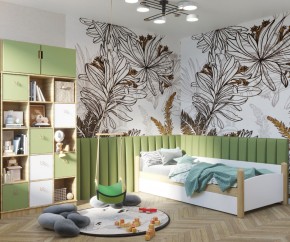 Мягкие панели ПОЛОСЫ ПРЯМЫЕ 15*90 (4 шт.) для детской в Тюмени - tumen.ok-mebel.com | фото 3