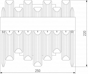 Накладной светильник Bogate"s Sparkle 418/1 в Тюмени - tumen.ok-mebel.com | фото 4