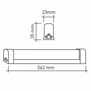 Накладной светильник Эра  LLED-04-0-40K-008 в Тюмени - tumen.ok-mebel.com | фото 2