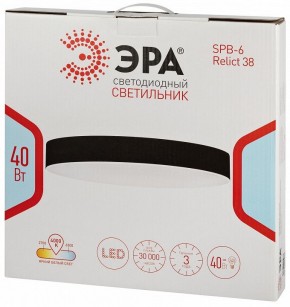 Накладной светильник Эра Relict Relict 38 SPB-6-40 4К BK в Тюмени - tumen.ok-mebel.com | фото 6