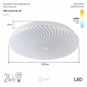Накладной светильник Эра Slim SPB-6 Slim 8 24-4K в Тюмени - tumen.ok-mebel.com | фото 2