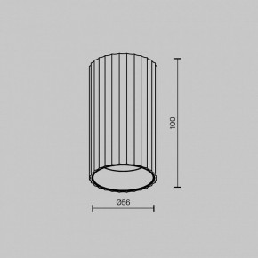 Накладной светильник Maytoni Calipso C106CL-01-GU10-W в Тюмени - tumen.ok-mebel.com | фото 6