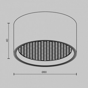 Накладной светильник Maytoni Glare C122CL-L7-3K-W в Тюмени - tumen.ok-mebel.com | фото 6