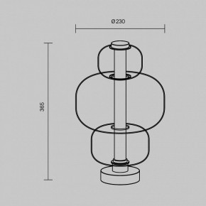 Настольная лампа декоративная Maytoni Atmos MOD364TL-L15W3K в Тюмени - tumen.ok-mebel.com | фото 5