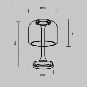 Настольная лампа декоративная Maytoni Spirito MOD286TL-L8W3K в Тюмени - tumen.ok-mebel.com | фото 4