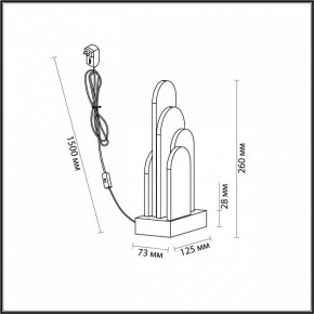 Настольная лампа декоративная Odeon Light Foros 5438/12TL в Тюмени - tumen.ok-mebel.com | фото 5