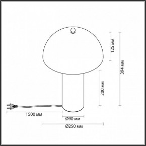 Настольная лампа декоративная Odeon Light Rufina 7089/2T в Тюмени - tumen.ok-mebel.com | фото 5