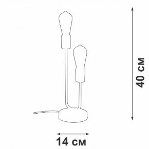 Настольная лампа декоративная Vitaluce V3005 V3005-1/2L в Тюмени - tumen.ok-mebel.com | фото 5
